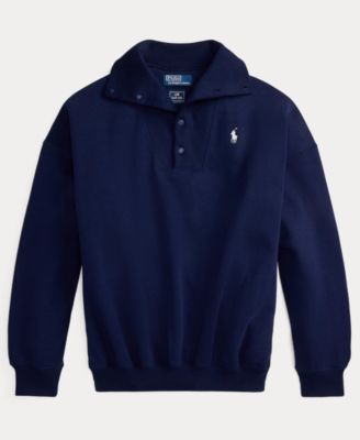 Women's Team USA Fleece Buttoned Mock Neck Sweatshirt