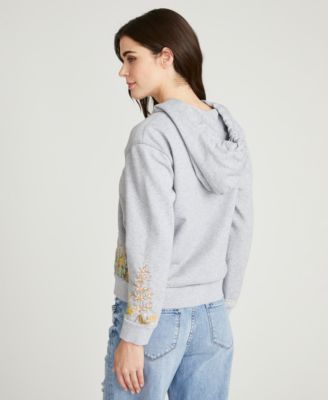 Women's Hallie Floral Fields Printed Zip Sweatshirt