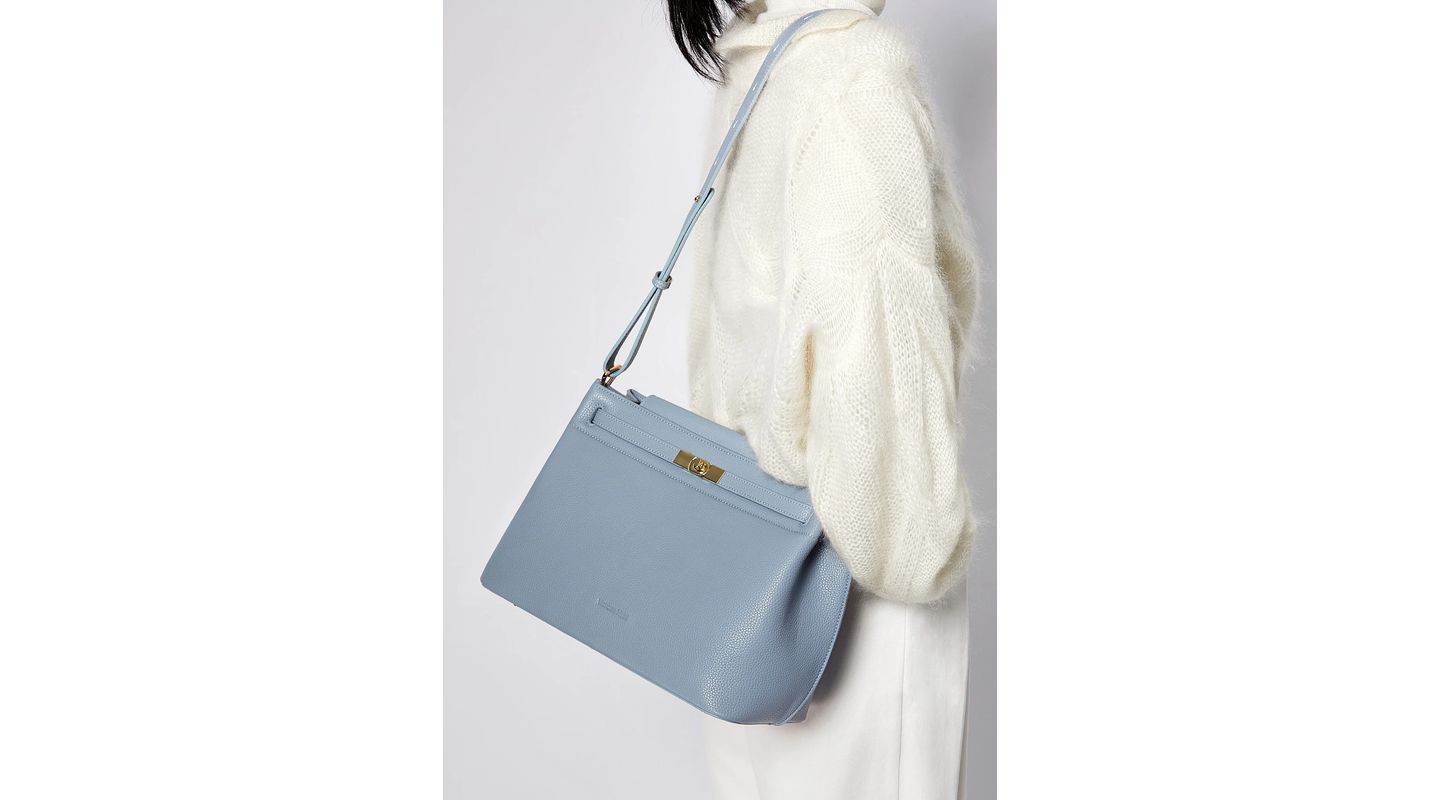 Женская сумка Victoria Hyde London Handbag Medium Satchel Shoulder Bag Victoria Hyde Alla, цвет: Синий — фото 1