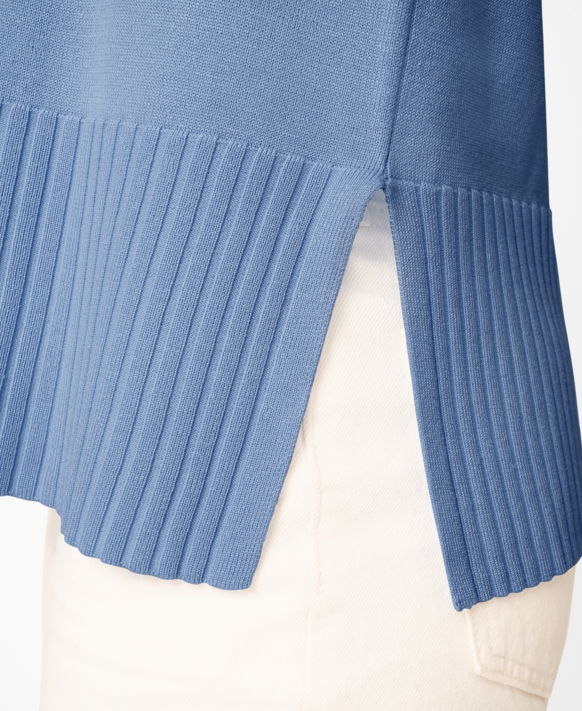 Melissa Paige Women's V-Neck Wide-Hem Wide-Cuff Sweater