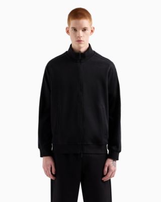 Men's Regular-Fit Logo Tape Full-Zip Track Jacket