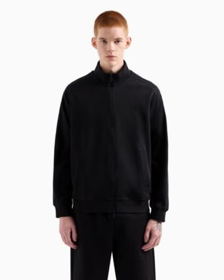A|X Armani Exchange Men's Regular-Fit Logo Tape Full-Zip Track