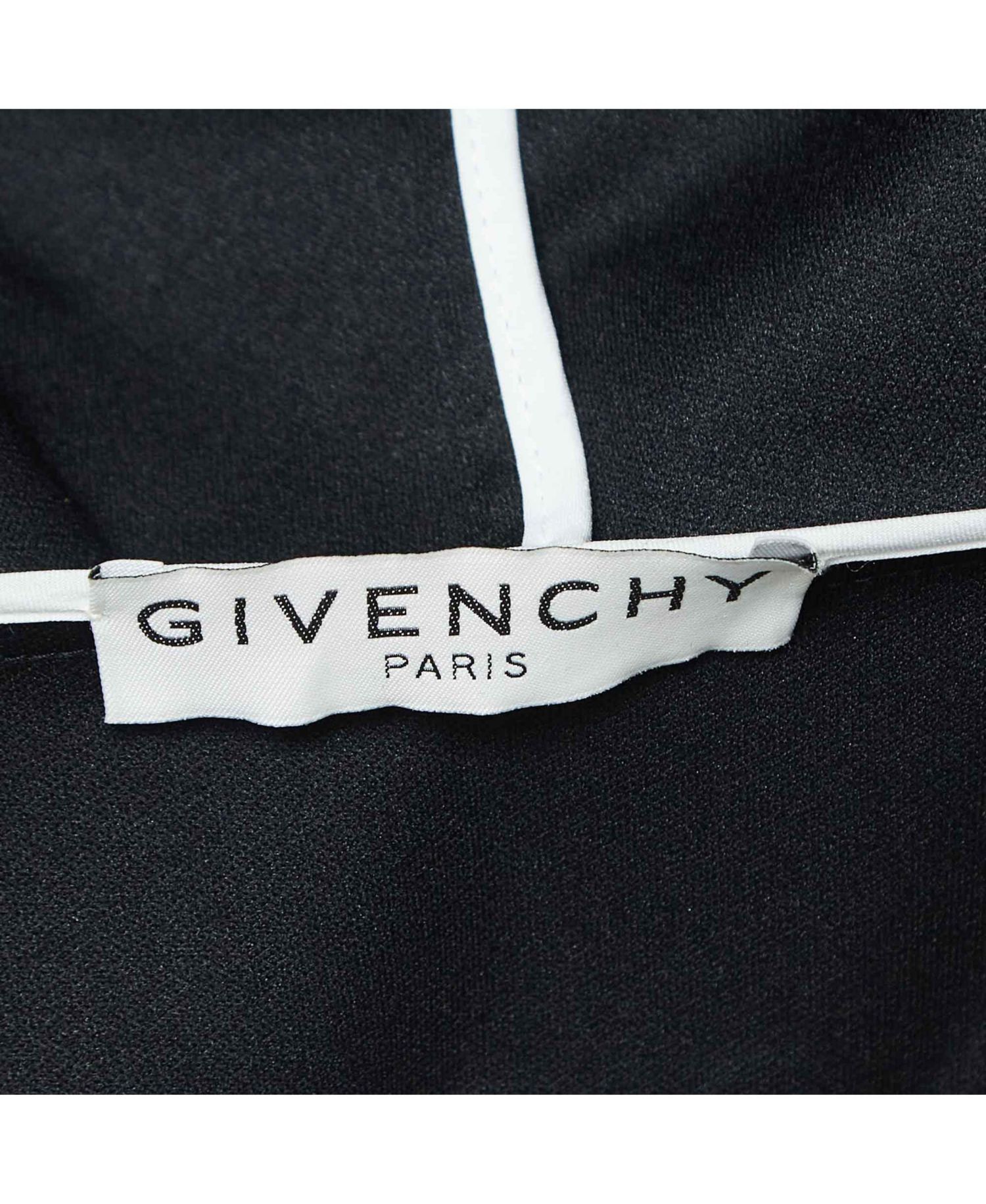 Men's Black Contrast Trim Synthetic Oversized Raincoat