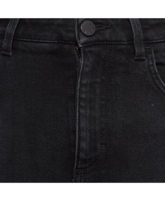 Women's Black Denim Mini Skirt