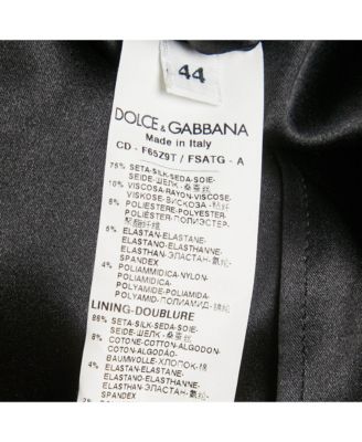 Women's Black Floral Print Silk Lace Trim Midi Dress