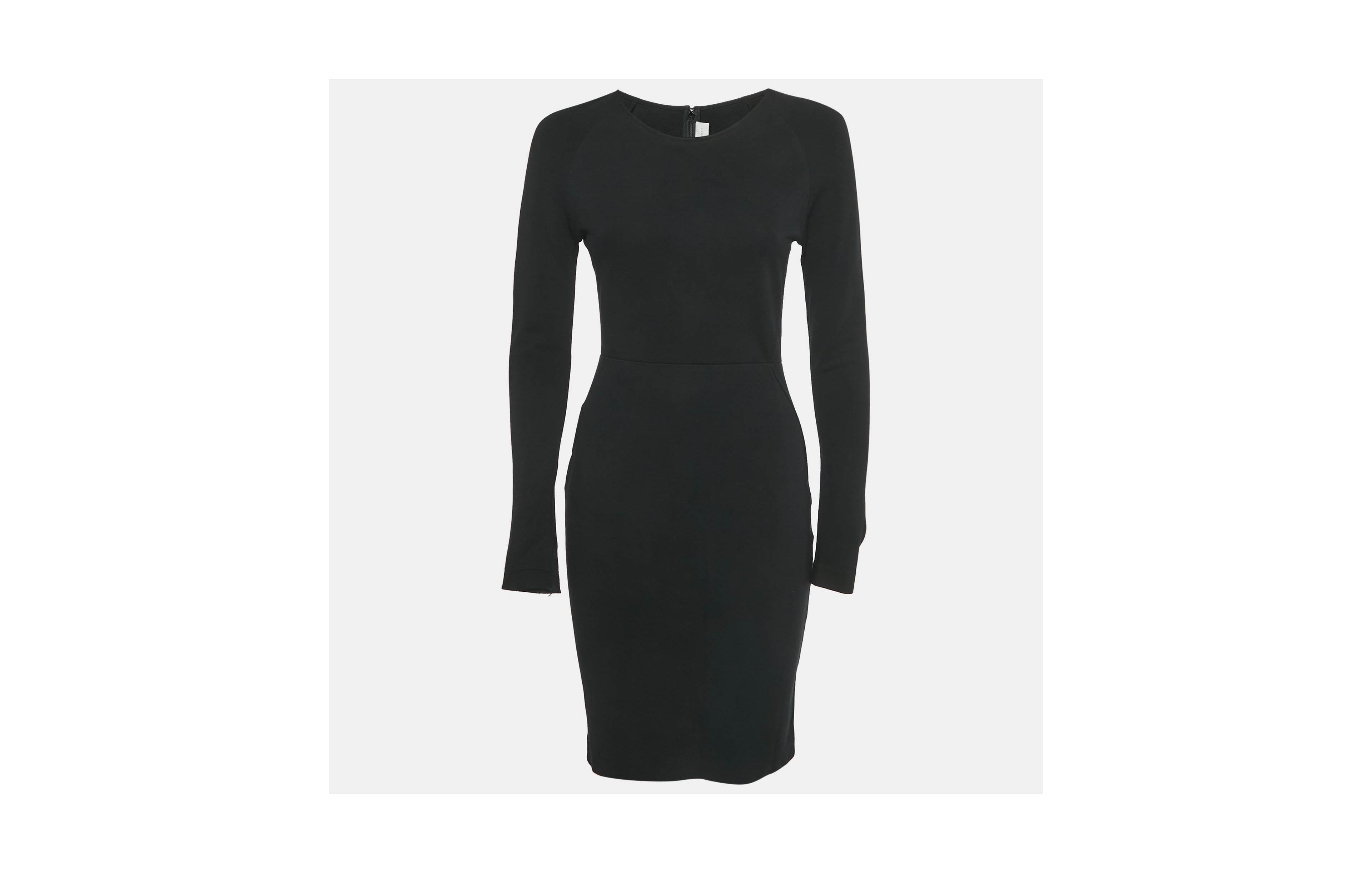 Pre-Owned Stella Mccartney Women's Black Stretch Knit Short Dress