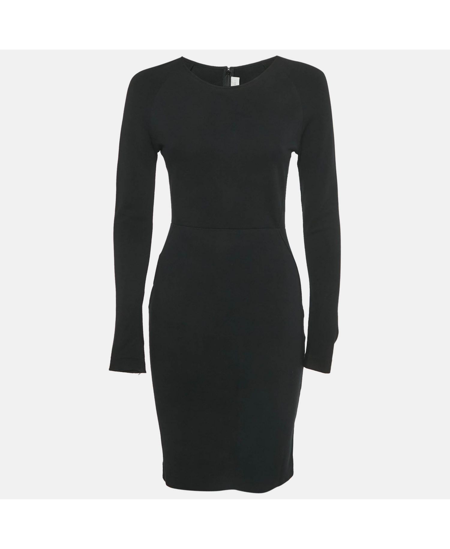 Women's Black Stretch Knit Short Dress