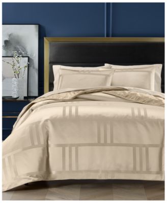 Structure Gold 3-Pc. Duvet Cover Set, Full/Queen