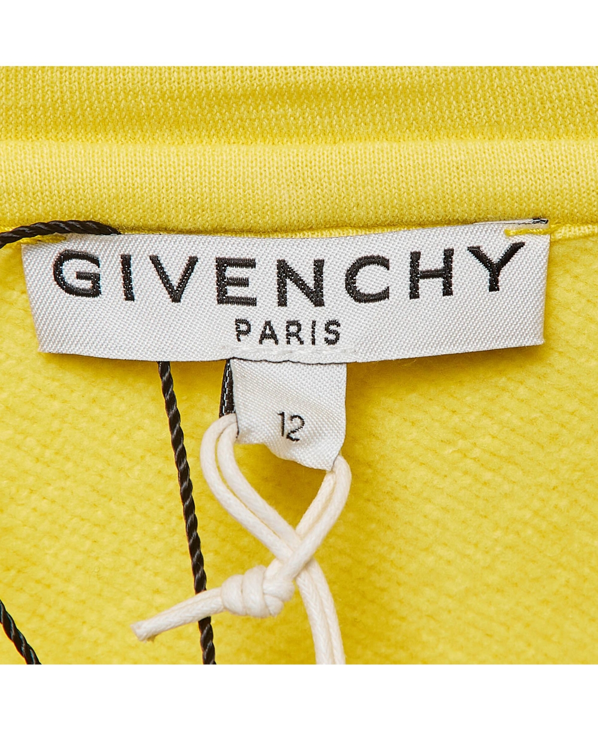 Pre-Owned Givenchy Women's Yellow Logo Embroidered Cotton Hoodie