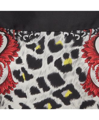 Women's Collection Multicolor Printed Silk Mini Dress