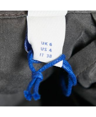 Women's Grey Taffeta Silk Capelet Trench Dress