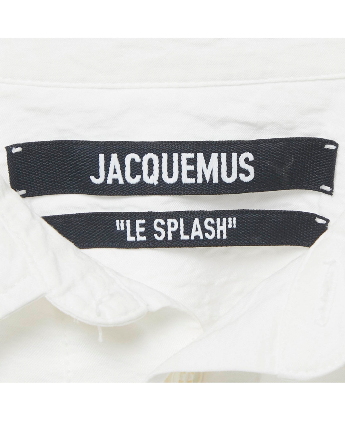 Pre-Owned Jacquemus Women's White Crepe Cut-Out Mini Dress