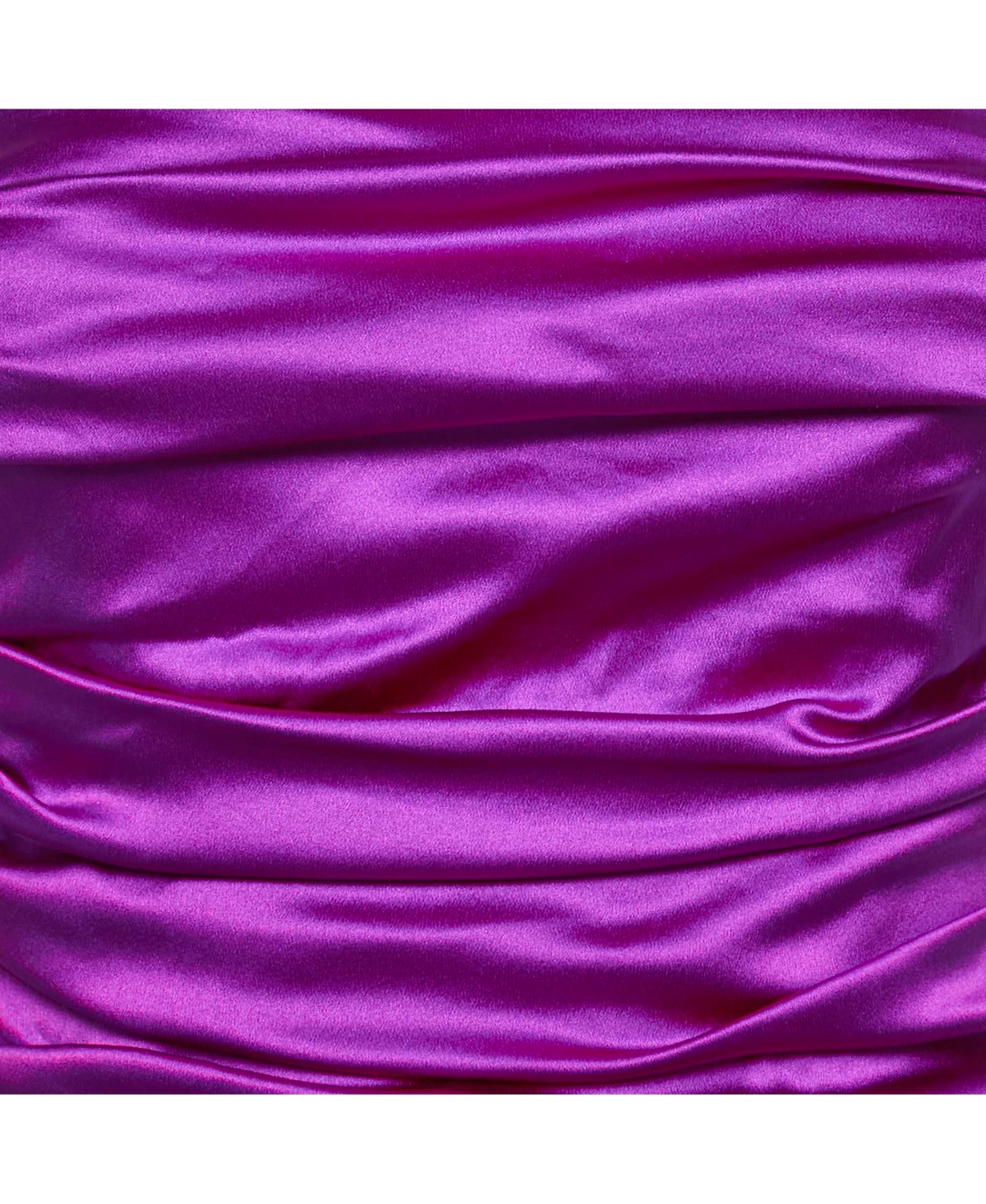 Pre-Owned Dolce & Gabbana Women's Pink Silk Ruched Strapless Mini Dress