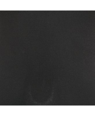 Women's Black Knit Lace-Up Detail Halter Neck Mini Dress