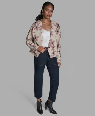 Women's Floral Printed Wrap Jacket