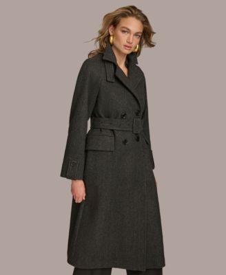 Women's Double-Breasted Belted Wrap Coat