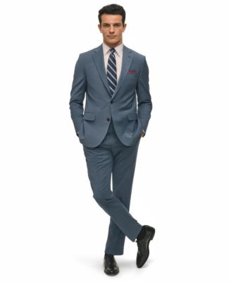Men's Classic-Fit Wool Blend Suit Separates 