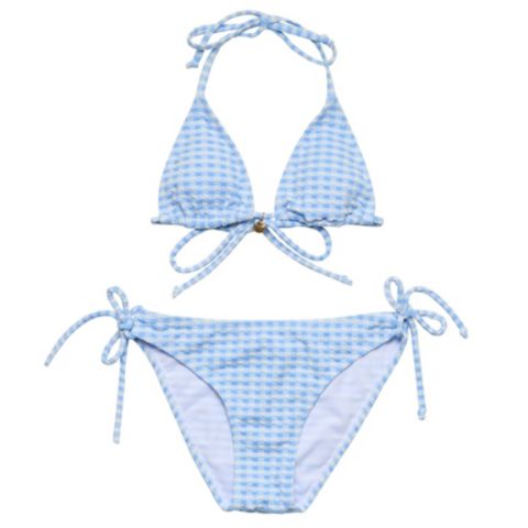 Купальники Snapper Rock Big Girls Seaside Gingham Teen Triangle Bikini