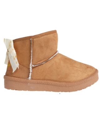 Girls' Toddler 5T-10T Bow Detail Winter Boots