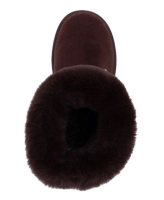 Girls' 1-13 Cuff Rhinestone Logo Boots