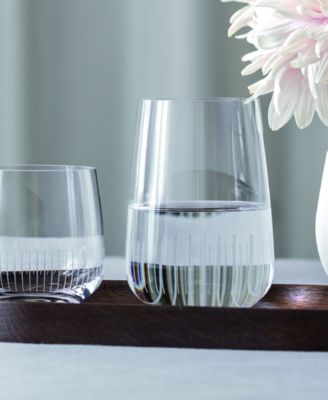 Afina Stemless Wine Glasses, Set of 4