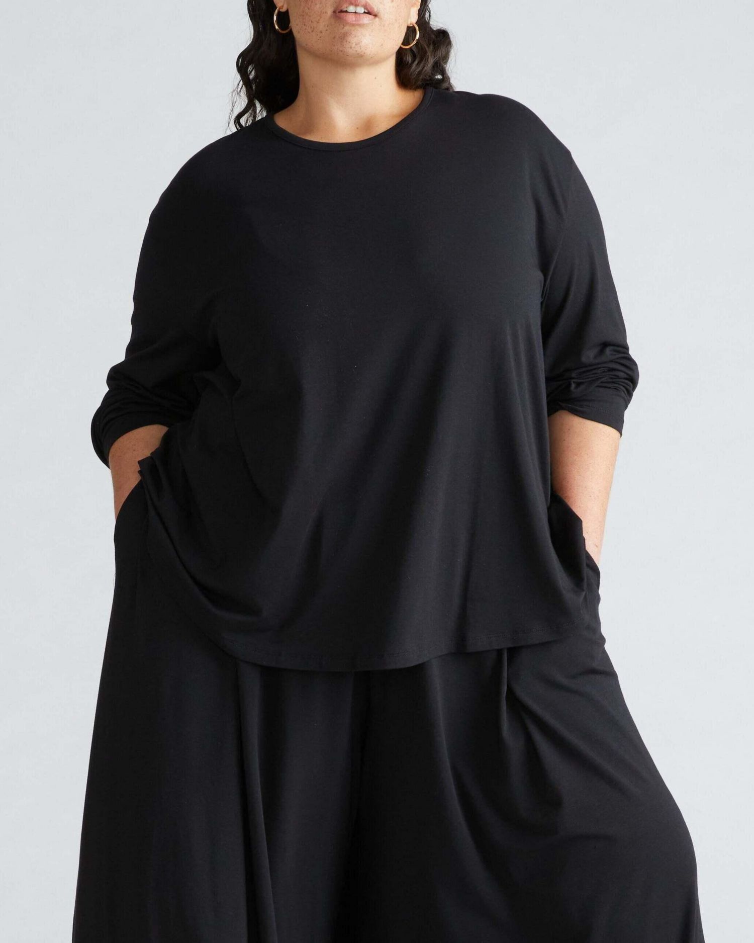 Plus Size Pina Long Sleeve Lounge Tee