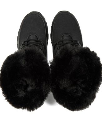 Women's Wide Width Expedition Trail Waterproof Lace Up Snow Boots