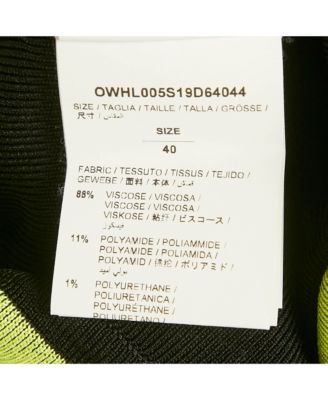 Women's Black Jersey Logo Band Skirt