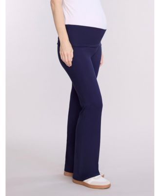 Maternity Roll Over Waistband Flare Legging - Motherhood