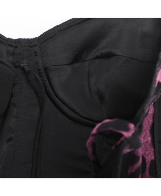 Women's Silk Blend Bustier Top