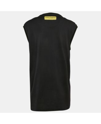 Women's Black Dgcool Print Jersey Sleeveless T-Shirt