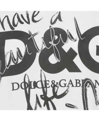 Women's White Printed Cotton T-Shirt