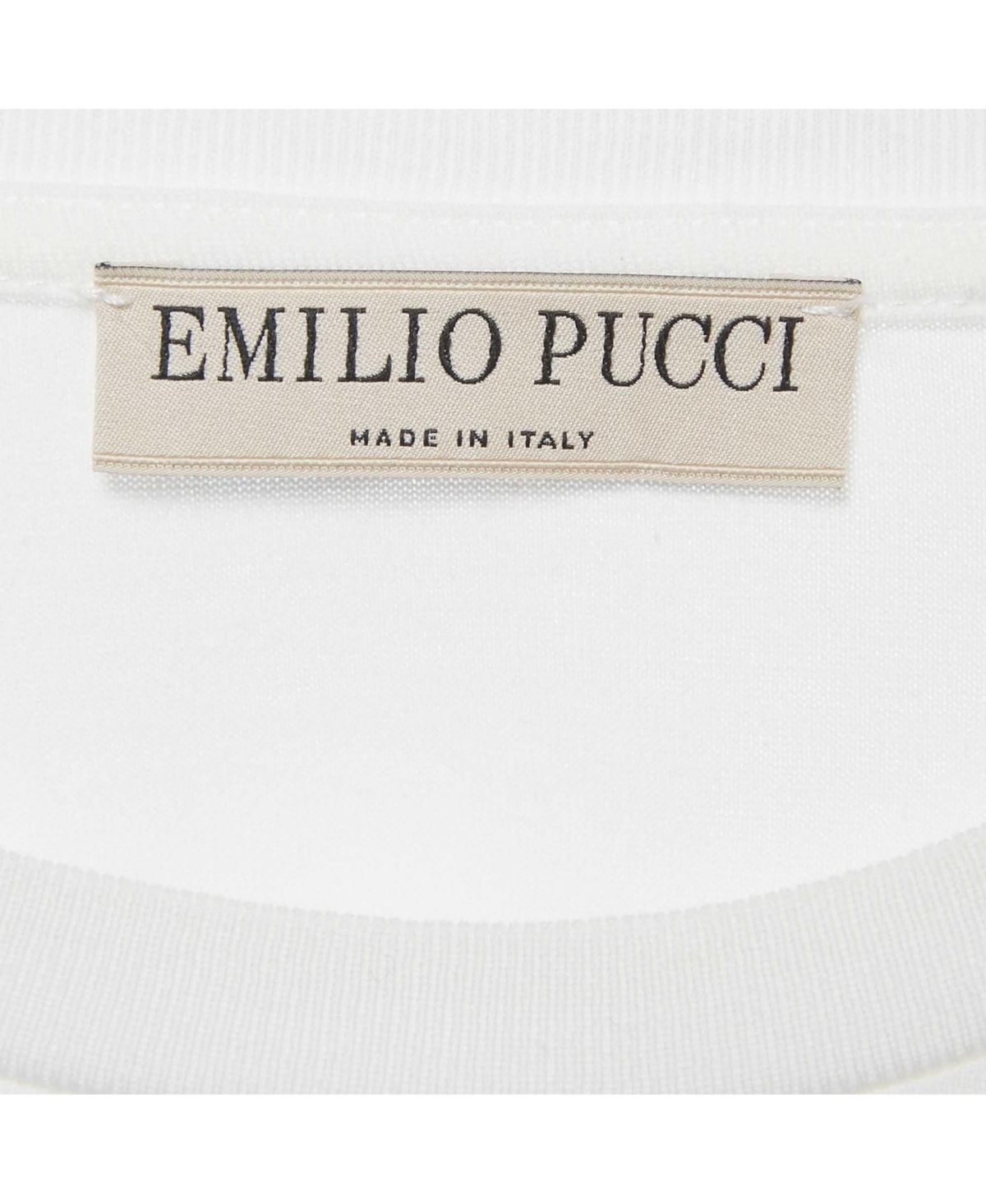 Pre-Owned Emilio Pucci Women's Logo Applique Cotton T-Shirt