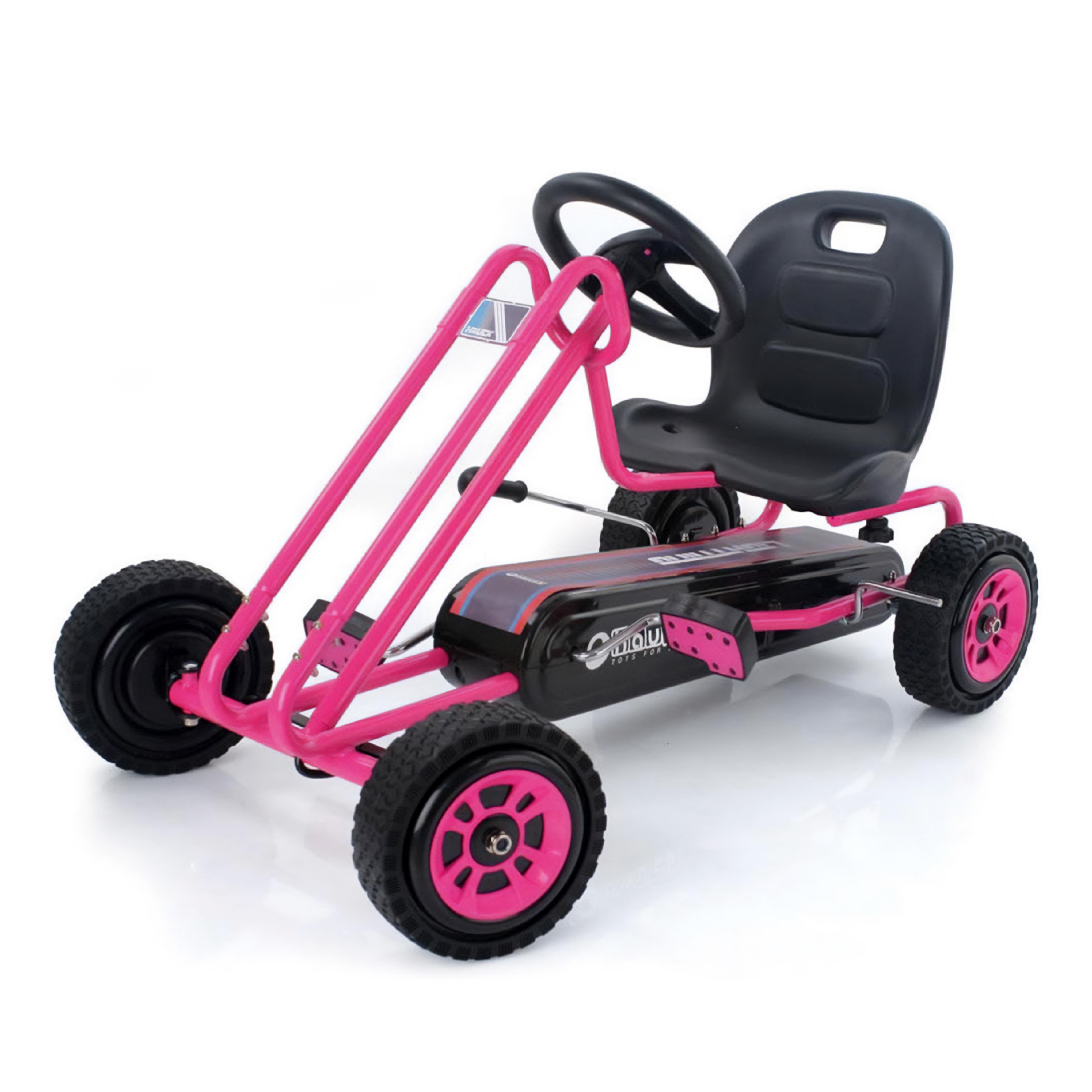 Hauck Lightning Pedal Go-Kart with Adjustable Seat, 110 lb. Capacity, Ages 4-8