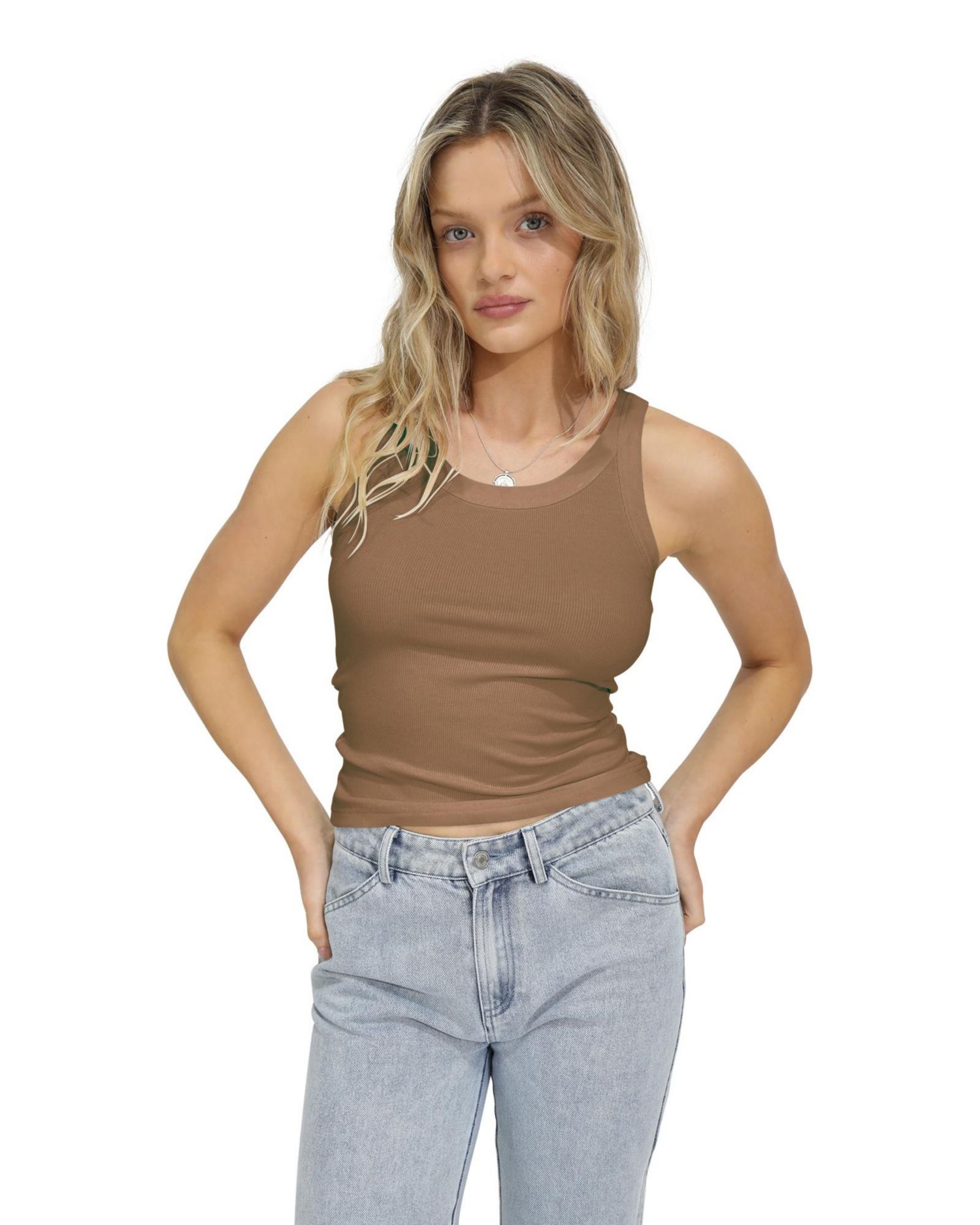 Women's Belle and Bloom Last Time Ribbed Tank Top