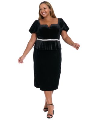 Plus Size Square Notch Neck Top