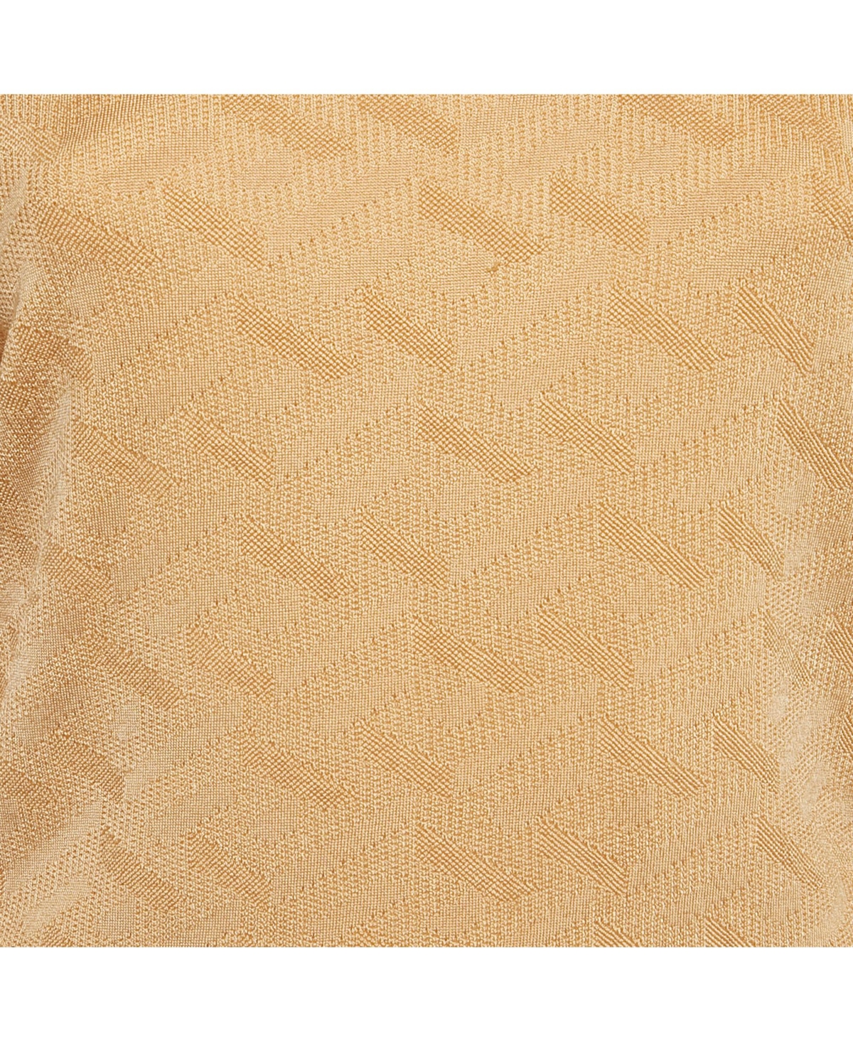 Pre-Owned Versace Women's Dark Beige Rib Knit Sweater