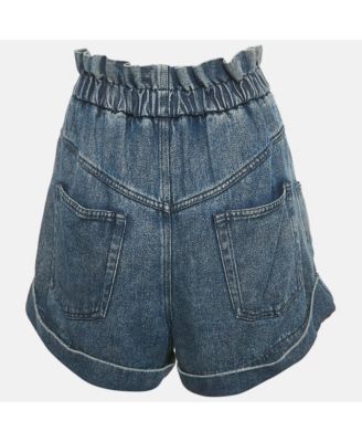 Women's Etoile Blue Denim Elasticated Shorts