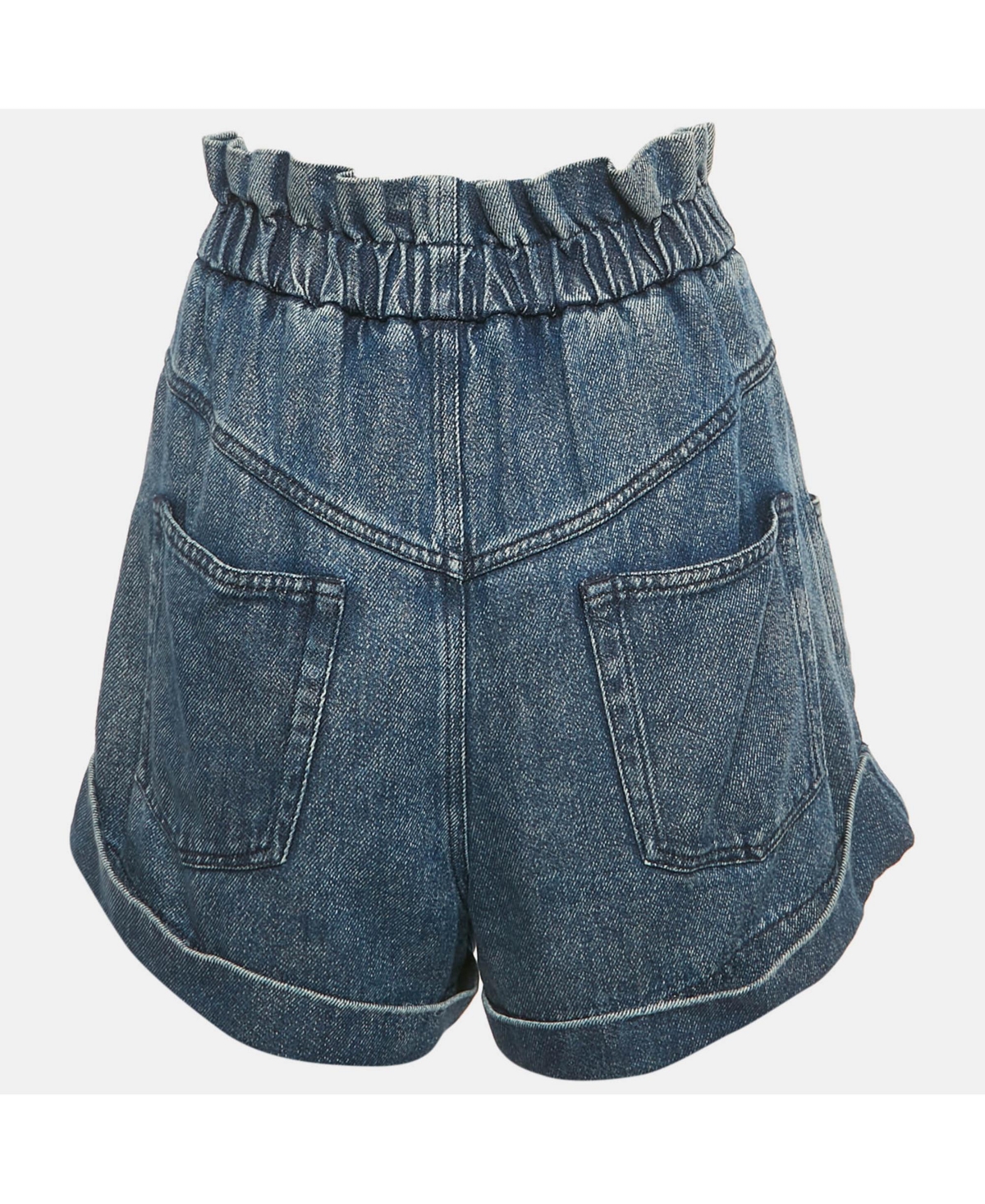 Pre-Owned Isabel Marant Women's Etoile Blue Denim Elasticated Shorts