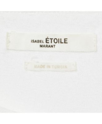 Women's Etoile Foil Logo Print Linen Jersey Top