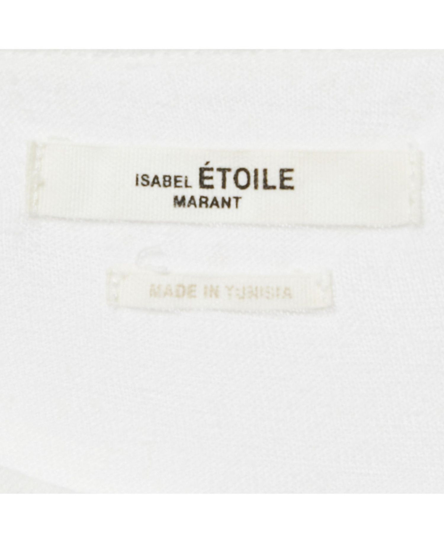Women's Etoile Foil Logo Print Linen Jersey Top