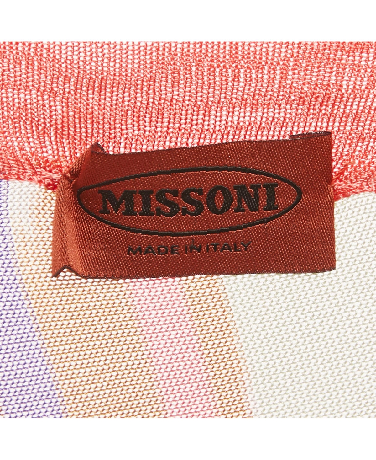 Pre-Owned Missoni Women's Striped Knit Semi Sheer Blouse