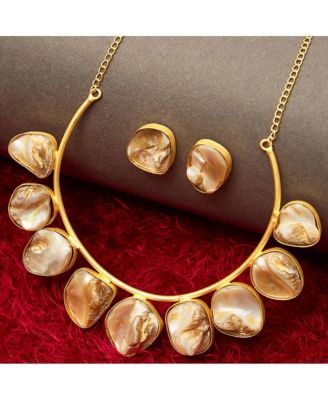 Abstract-Stone Jewellery Set