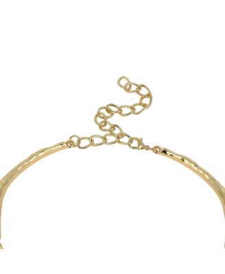 Women's The Hammered-Horn Collar Necklace - California Gold