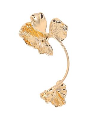 Women's The Withering-Petal Cuff Earrings - California Gold