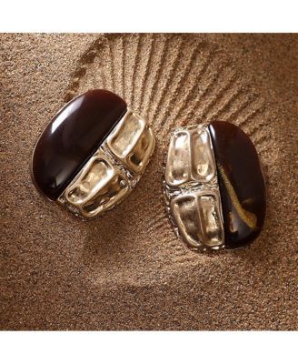 Women's The Nefertiti Statement Earrings - Antique Gold