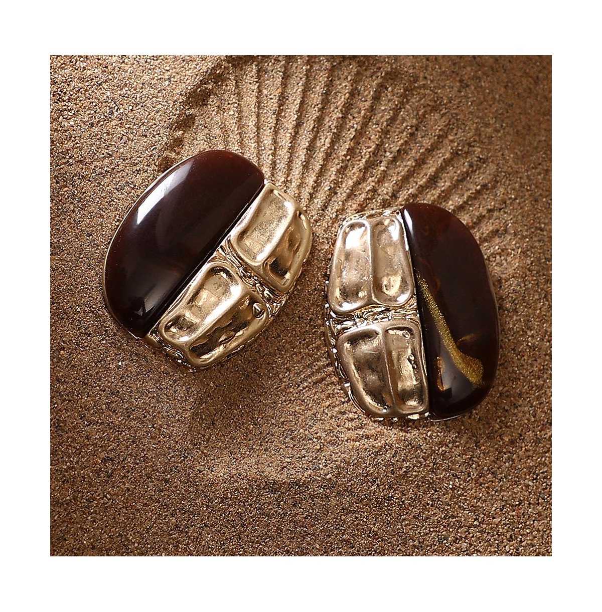 Women's The Nefertiti Statement Earrings - Antique Gold