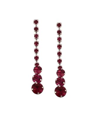 Women's The Dainty-Bling Jewellery Set - Ruby Pink