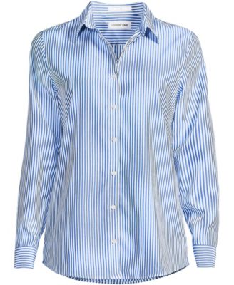 Women's No Iron Button Front Shirt