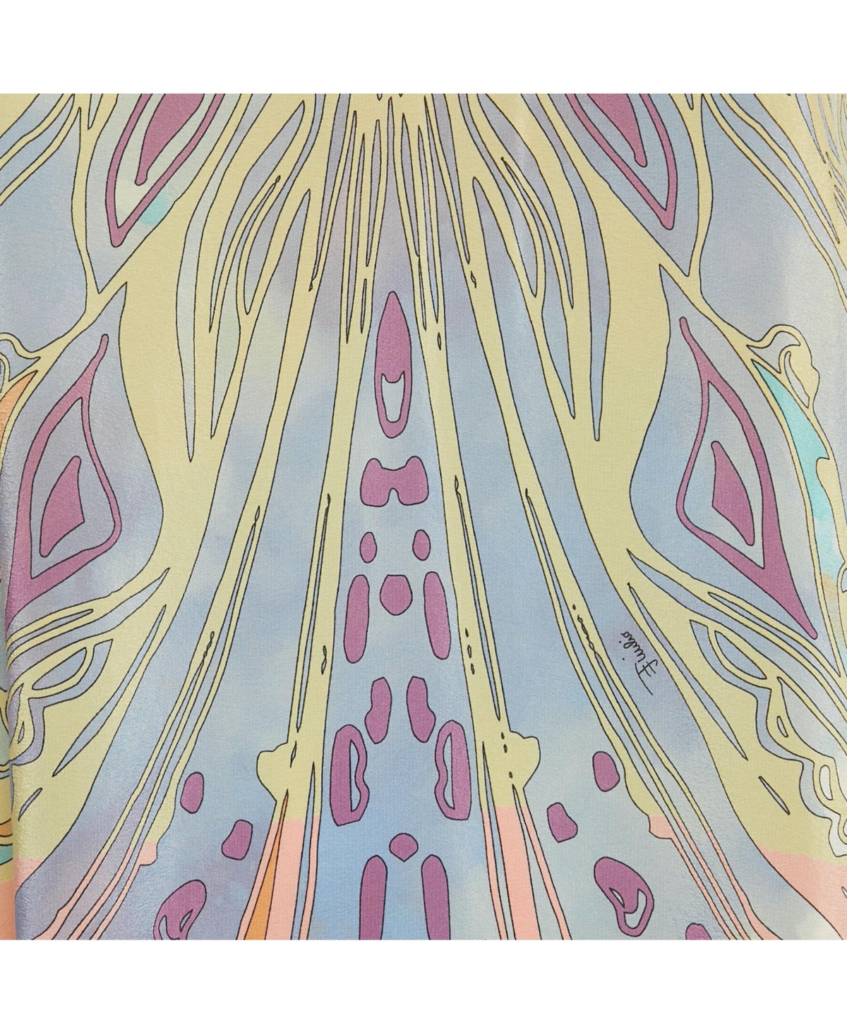 Pre-Owned Emilio Pucci Women's Printed Silk Sleeveless Top